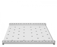 Qoltec Półka do szafy RACK stała  490x433  szara - 1329972 - zdjęcie 1